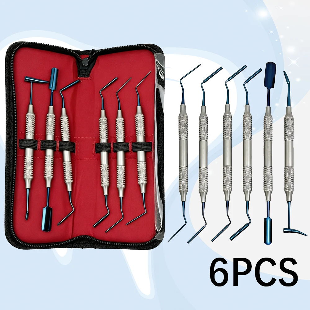

6 Piece Dental Bone Graft Filler Kit with Spatula for Implant Surgery Regenerative Procedures and Periodontal Reconstruction