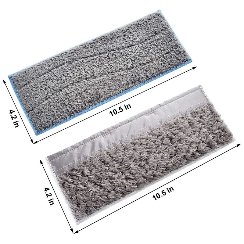 وسادات تنظيف بديلة قابلة للغسل وإعادة الاستخدام من ABUD-Vac لـ Irobot Braava Jet M6 (6110) (6112) ممسحة روبوت وسادات مبللة وسادات جافة