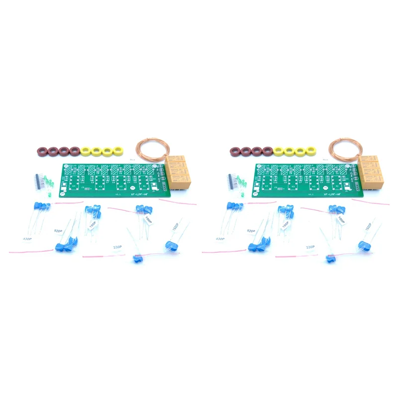 

【HOME TOOLS】2X XF-LPF- Фильтр 12 В 100 Вт Низкопроходной блок LPF 3,5 МГц-30 МГц Наборы для самостоятельного изготовления