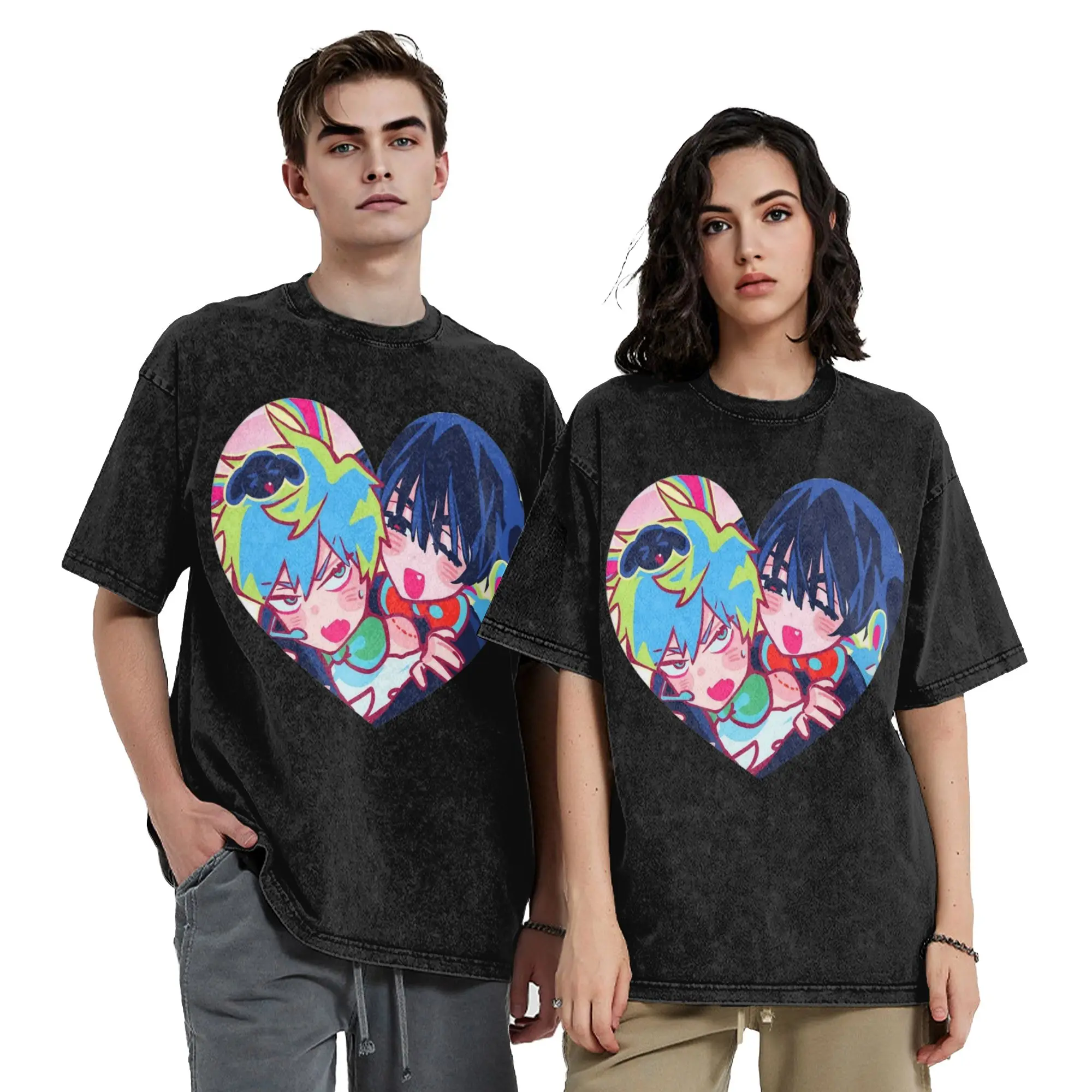Aliens Stages Till X Ivan Washed T Shirts Streetwear Vintage T-Shirt  Tee Shirt Men Women Short Sleeve Oversize Graphic Printed