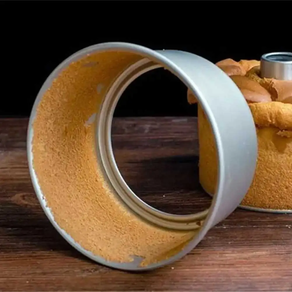 Non-Stick Chiffon Tube Pan Built from Anodized Aluminum Alloy with Removable Base for Long-Term For Baking Use