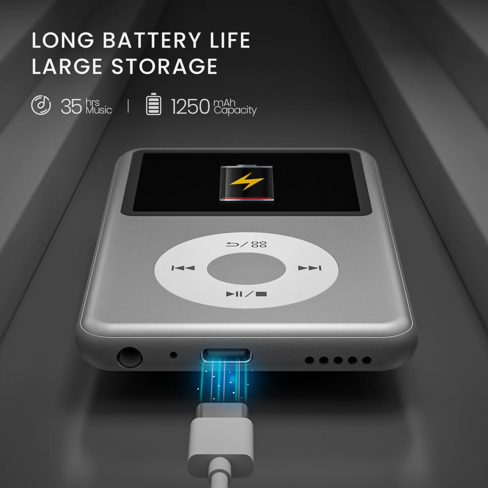 مشغل MP3 من Lecteur، بلوتوث، مشغل موسيقى HiFi Dap مع راديو، فيديو، مسموع، مشغل MP3 الإنجليزي Walkman #5