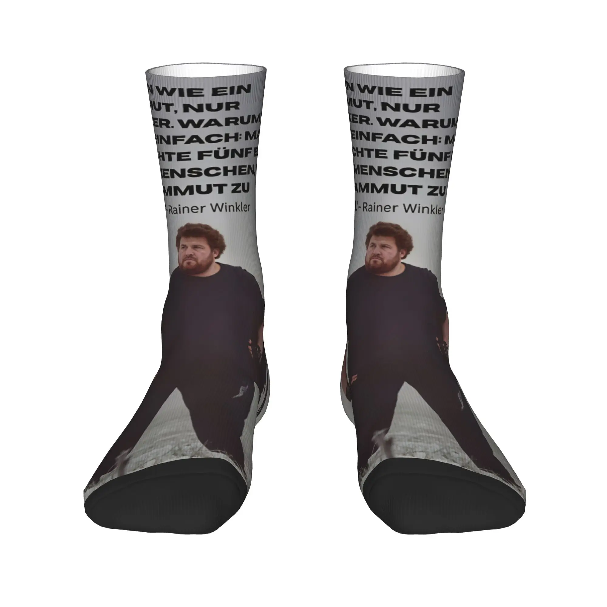 Drachenlord Stockings Adults Men  Socks Comfortable Funny Socks Spring Cycling Anti Bacterial Pattern Socks Gift