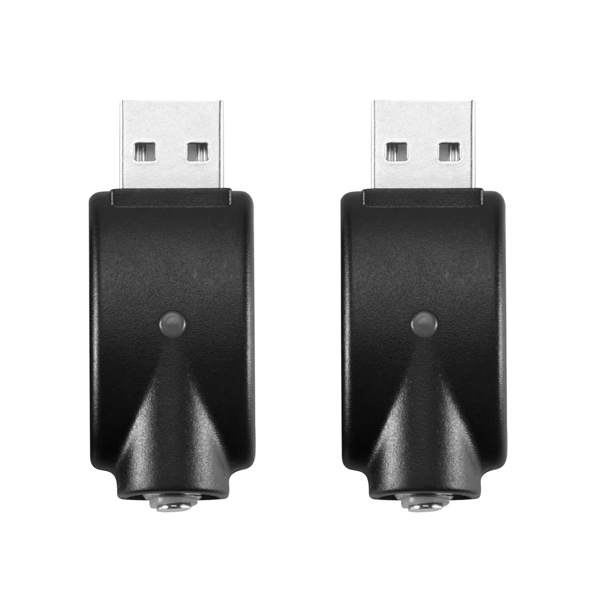 Зарядное устройство BISMZ, 2 шт., USB-кабель с резьбой, портативное USB-зарядное устройство для вейпа, со светодиодным индикатором, интеллектуальная защита от перезарядки