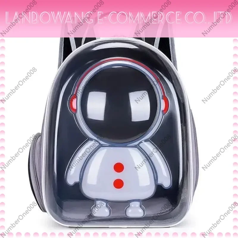 Pet Space Capsule Cat Carrier, Breathable Backpack for Small Dogs, Portable Travel Kennel for Outdoor
