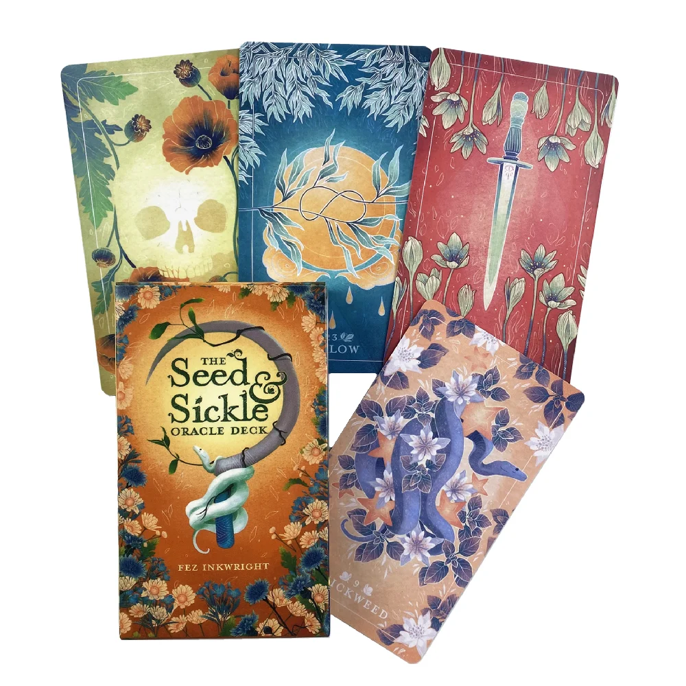 The Seed Sickle Oracle Deck Tarot Card Prophecy Divination Deck Family Party Board Game Fortune Telling Game Tarot Deck Cards