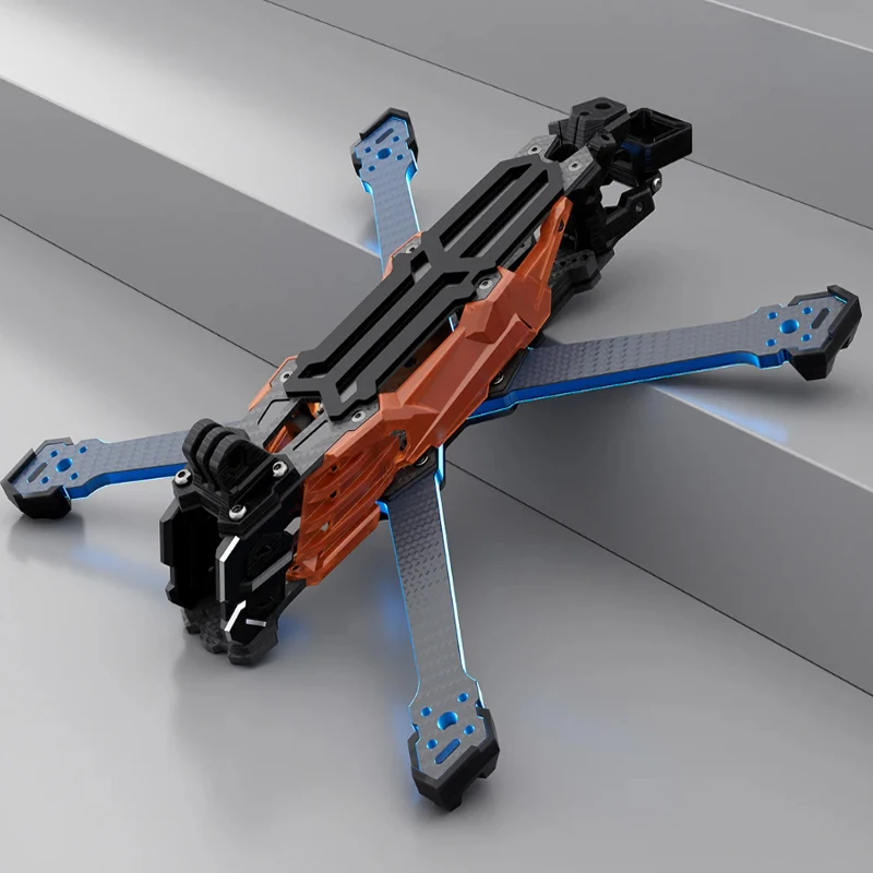 GEPRC GEP-Vapor-X Frame Suitable Vapor-X O4 5 6Inch Drone Carbon Fiber RC FPV Quadcopter Helicopter Replacement Accessories Part