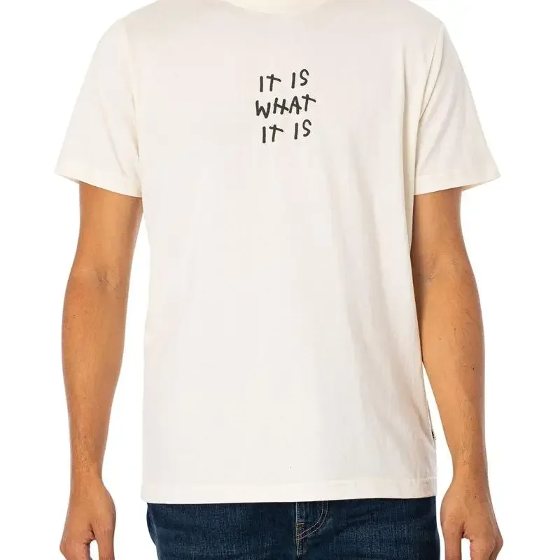 

Solid Men s Maynard Graphic T Shirt White
