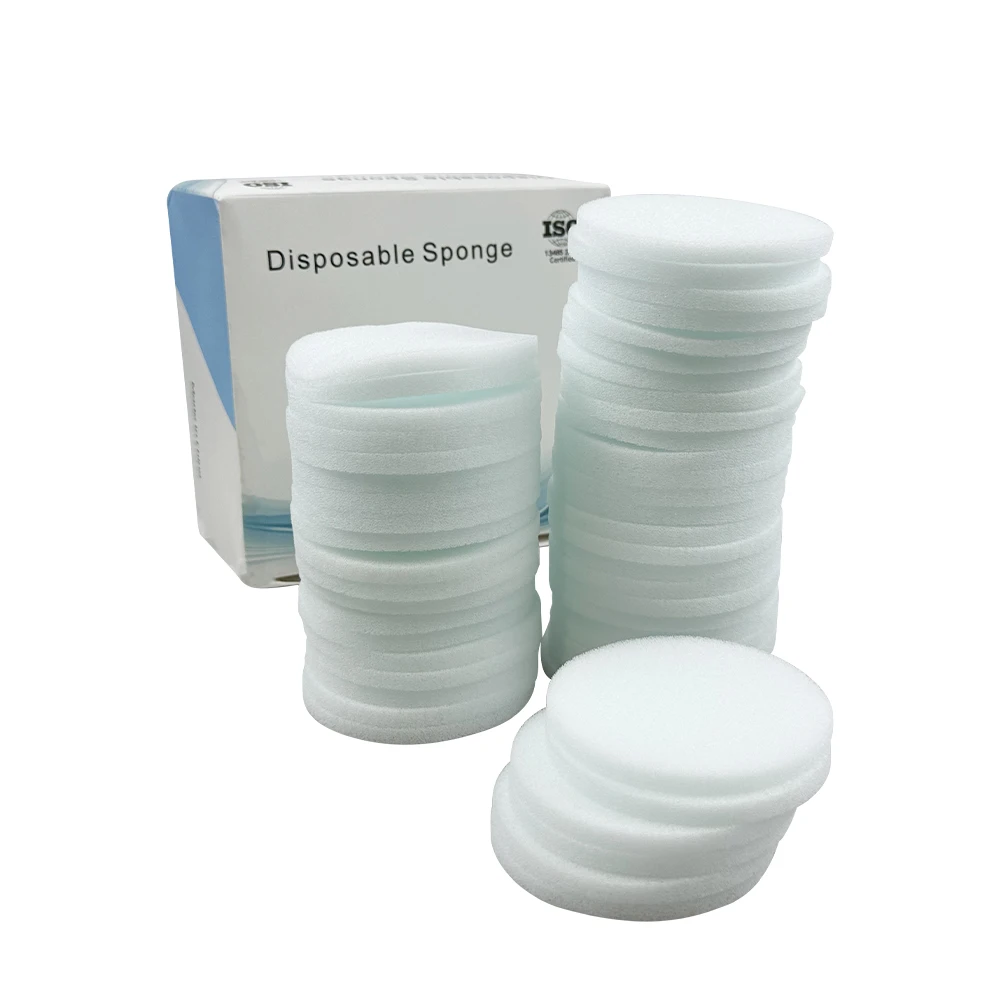 50 قطعة/صندوق تنظيف الأسنان عن طريق الفم الإسفنج منصات المتاح رغوة الإسفنج منصات اللبية ملف أداة المواد الاستهلاكية أداة طب الأسنان الملحقات