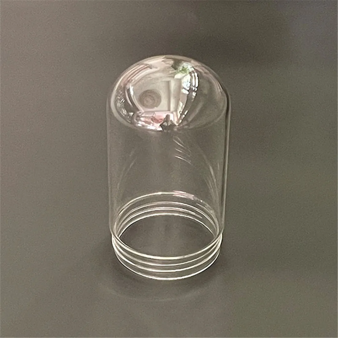 

Clear Jelly Jar Threaded Glass Globe Lamp Cover for Walk in Refrigerators, Light Bulb Protector Cage Lampshade for Hood Bulbs