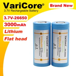 VariCore 26650A 5000mAh Li-ion 3.7v Rechargeable Battery for Flashlight 20A 3.6V Power batteries