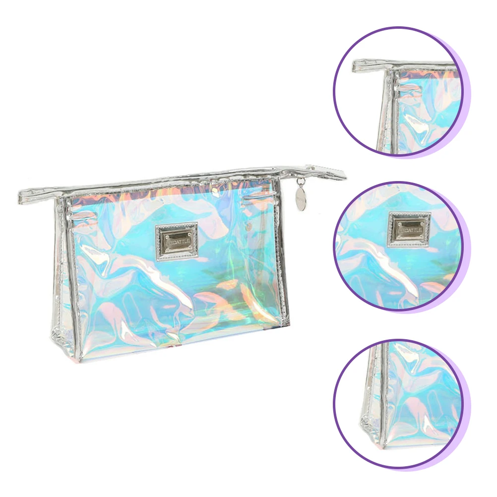 

Waterproof Travel Toiletry Organizer Makeup Bag Large Capacity Pouch Durable Storage Zipper Closure Dirt Resistant