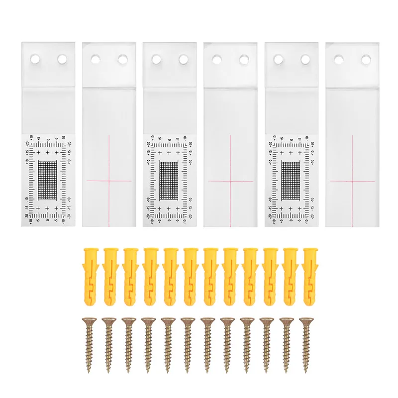 

Crack Monitoring Record, 3Pcs Crack Measurement Tool, Crack Width Gauge, Clear Acrylic Corner Crack Comparison Caliper Durable