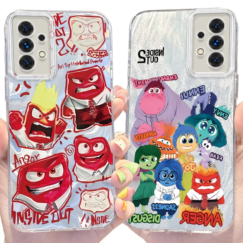 Etui Disney Inside Out 2 do Samsung Galaxy S24 S23 Ultra Plus S21 FE A73 A72 A71 A54 A53 A52 A51 A50 A34 A33 4G 5G Hard Cover