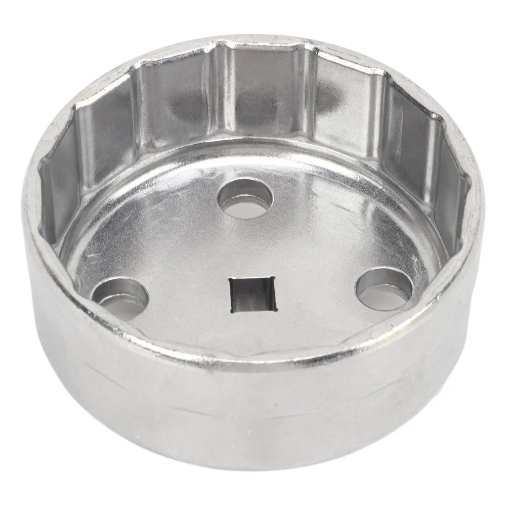 Aluminium Oil Filter Wrench Rust-Proof Anti-Slip Oil Filter Removal Tool Universal 3/8 Inch Drive Oil Filter Socket