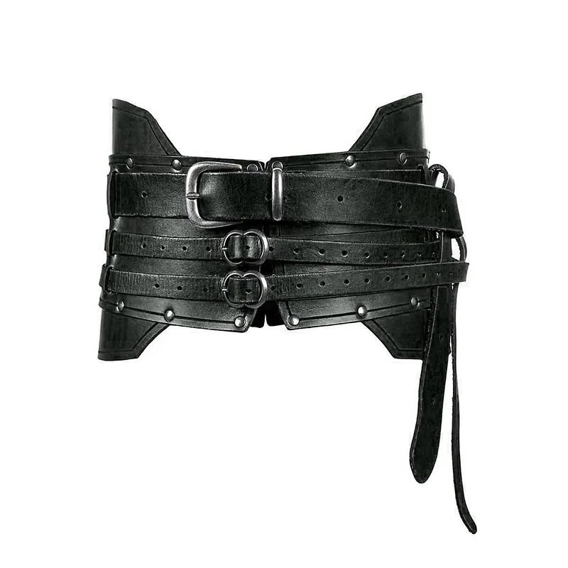 

Vintage Medieval Renaissance Brown Armor Belt Viking Knight Gladiator Role Playing Costume Accessories for Men and Women