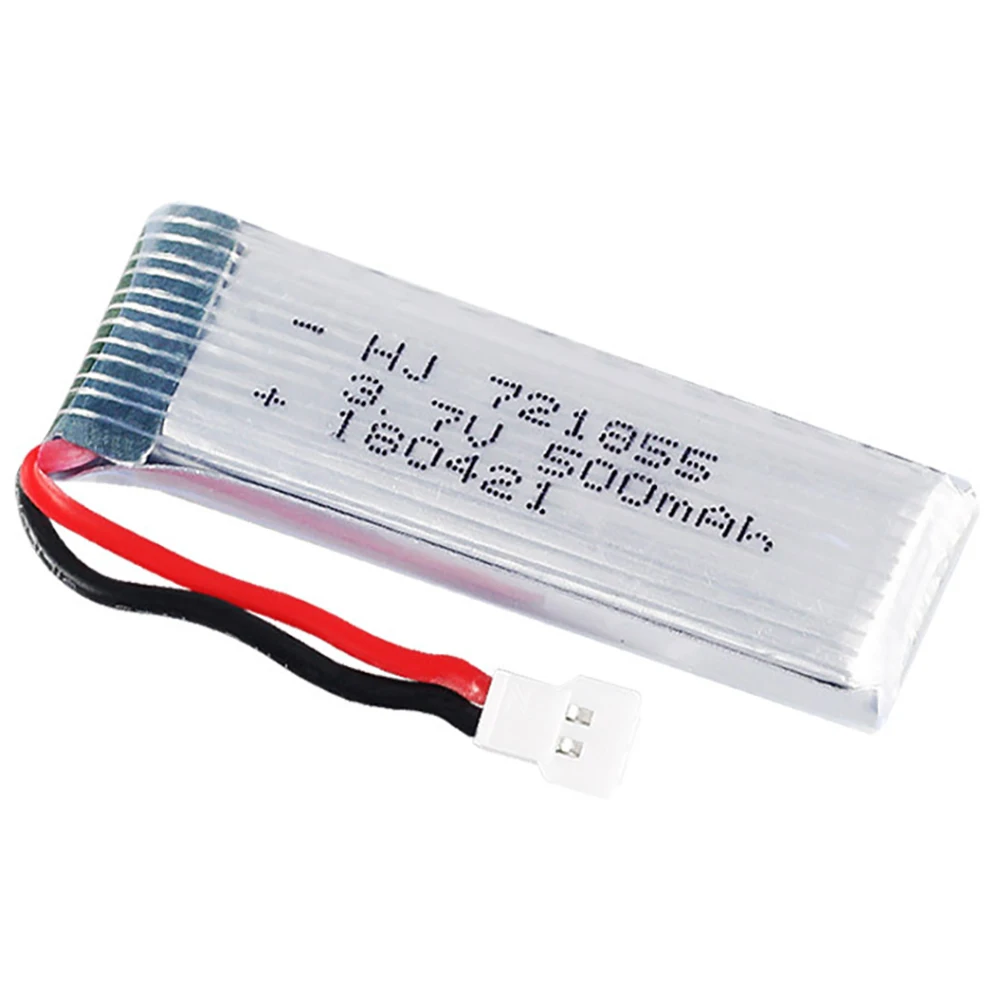 3.7v 500mAh 20c for JJPC H37 E50 E50S T37 ELFIE Drone RC Helicopter Lipo Battery And 5/6-in-1 Charger Spares Part