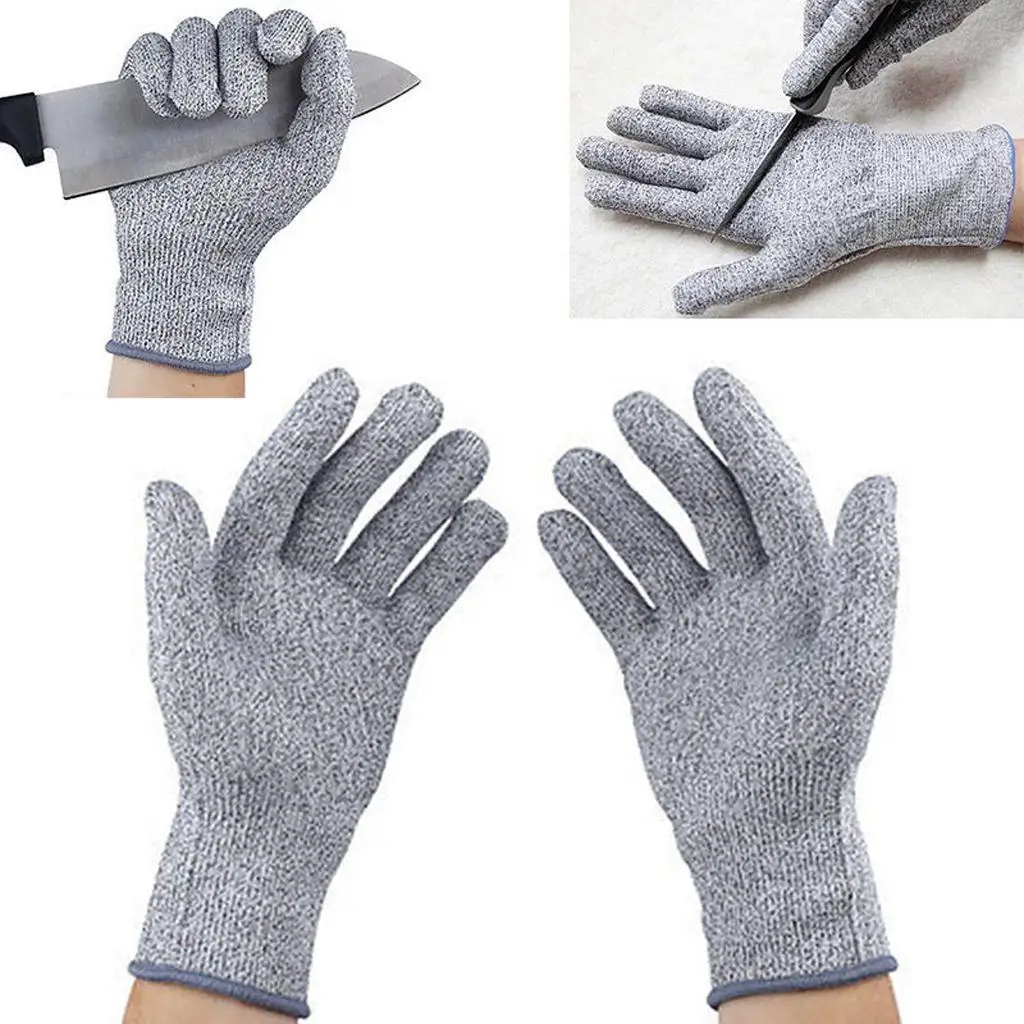 

Finger Safety Work Gloves Breathable Protective Gloves Butcher Gloves for Home Improvement Glass Handling