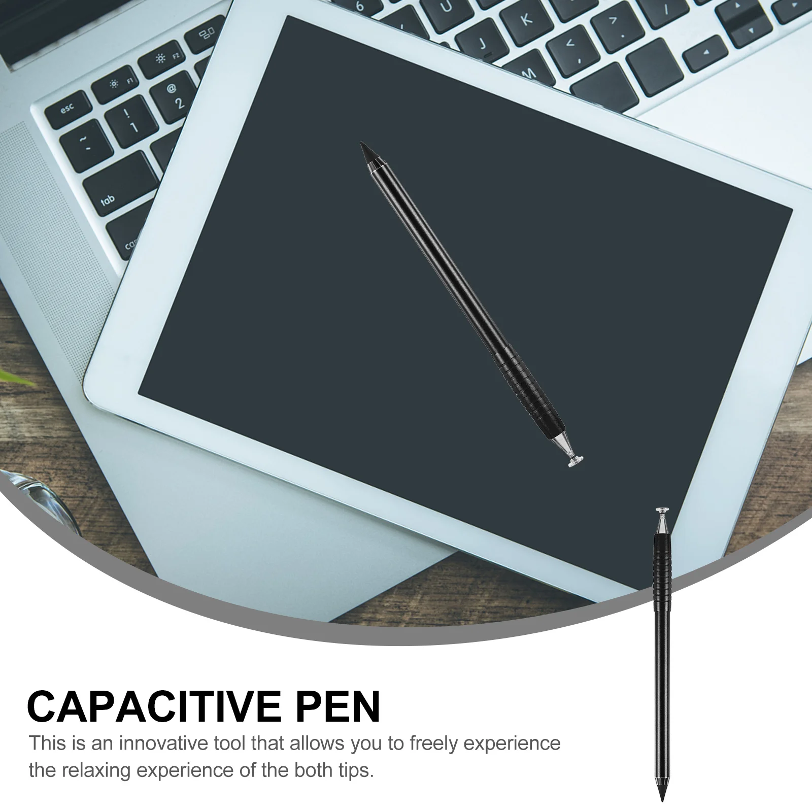 

Precision Capacitive Stylus Pen High Sensitivity Touch Screen Writing Drawing Tool Smooth Grip Practical Durable Universal