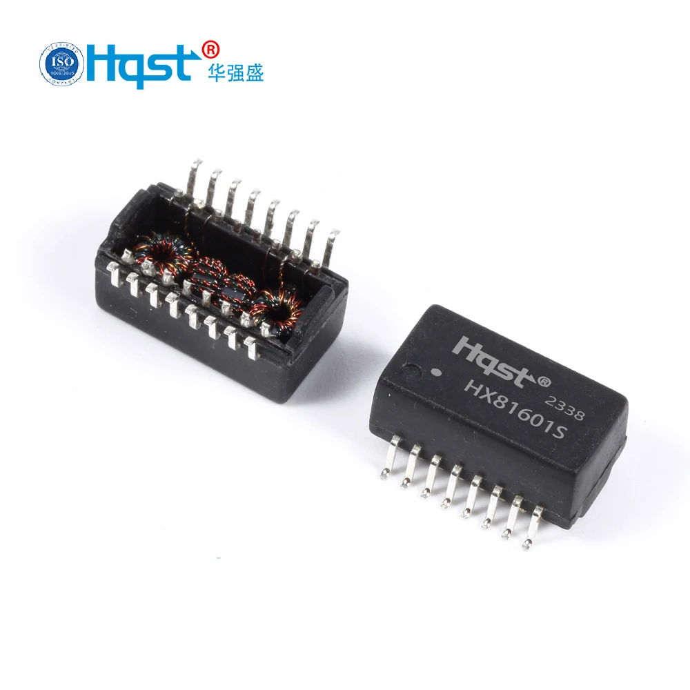 HX1188NLHX81601S PLC  PCB electronics  SOP16PIN SMT Fast network Pulse isolation filter module 100MBase-t LAN transformer