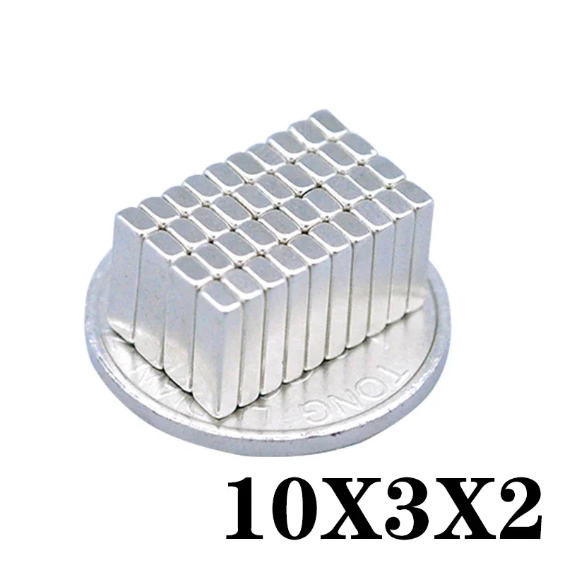 Imanes potentes de bloque pequeño de 10x5x2mm 10*5*3 10x4x2mm magnéticos para refrigerador, oficina, bricolaje 10*4*3mm 10*3*2