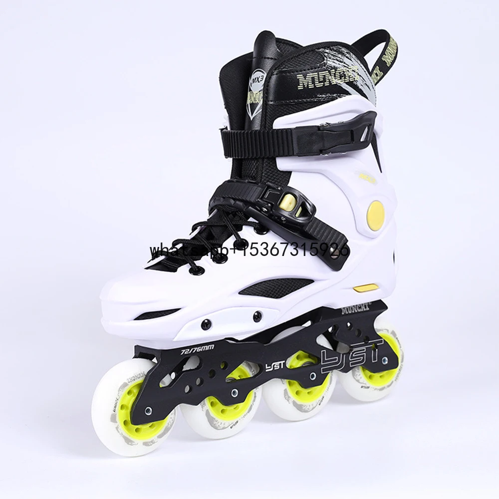 Factory Price High Quality Slalom Inline Skates  Professional Skates 4 Wheel Roller Skate Shoes For Men