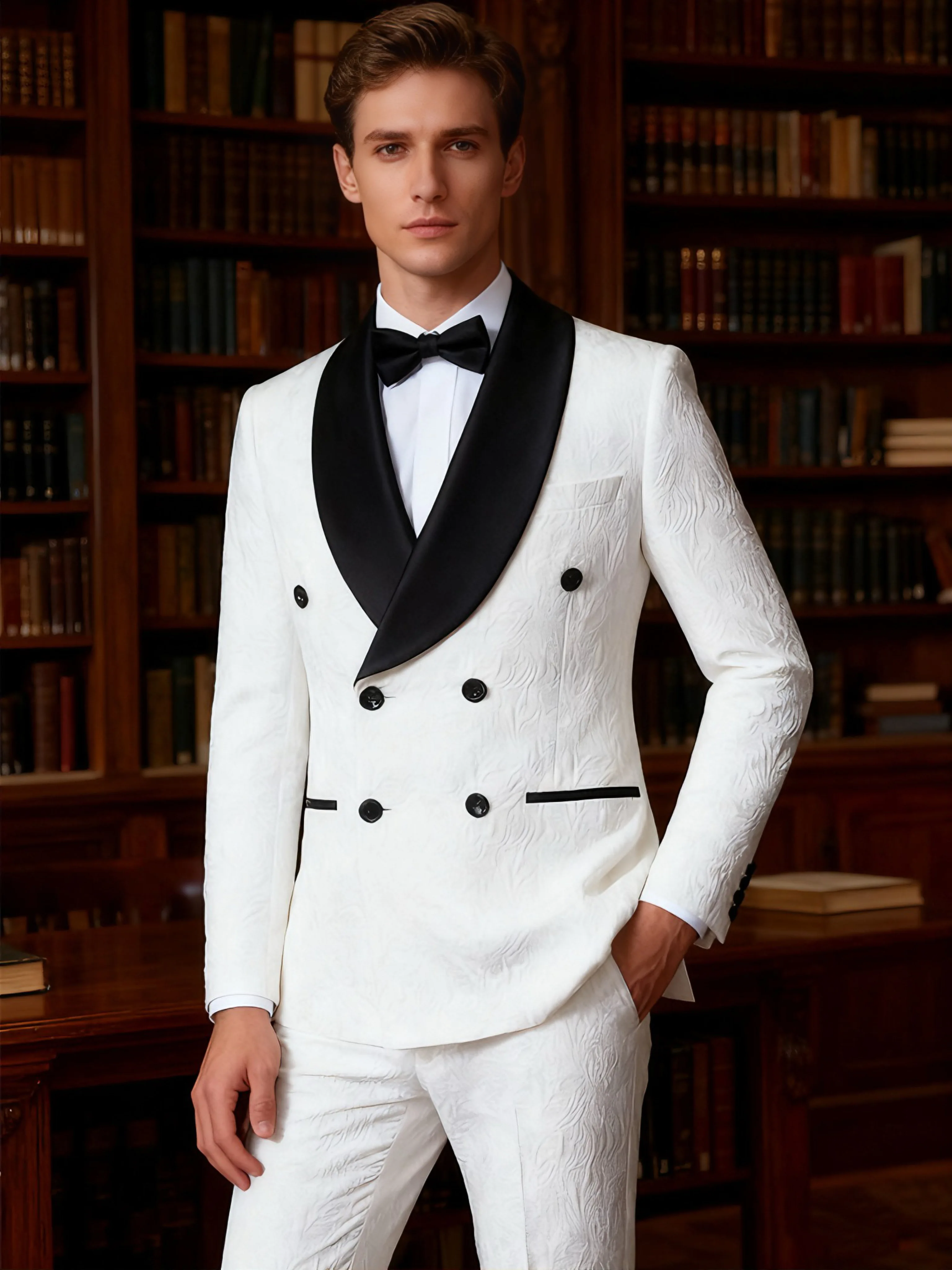 

Мужской комплект из 2 предметов облегающего вечернего платья с цветочным принтом, однобортный пиджак и брюки с узором пейсли, комплект костюма