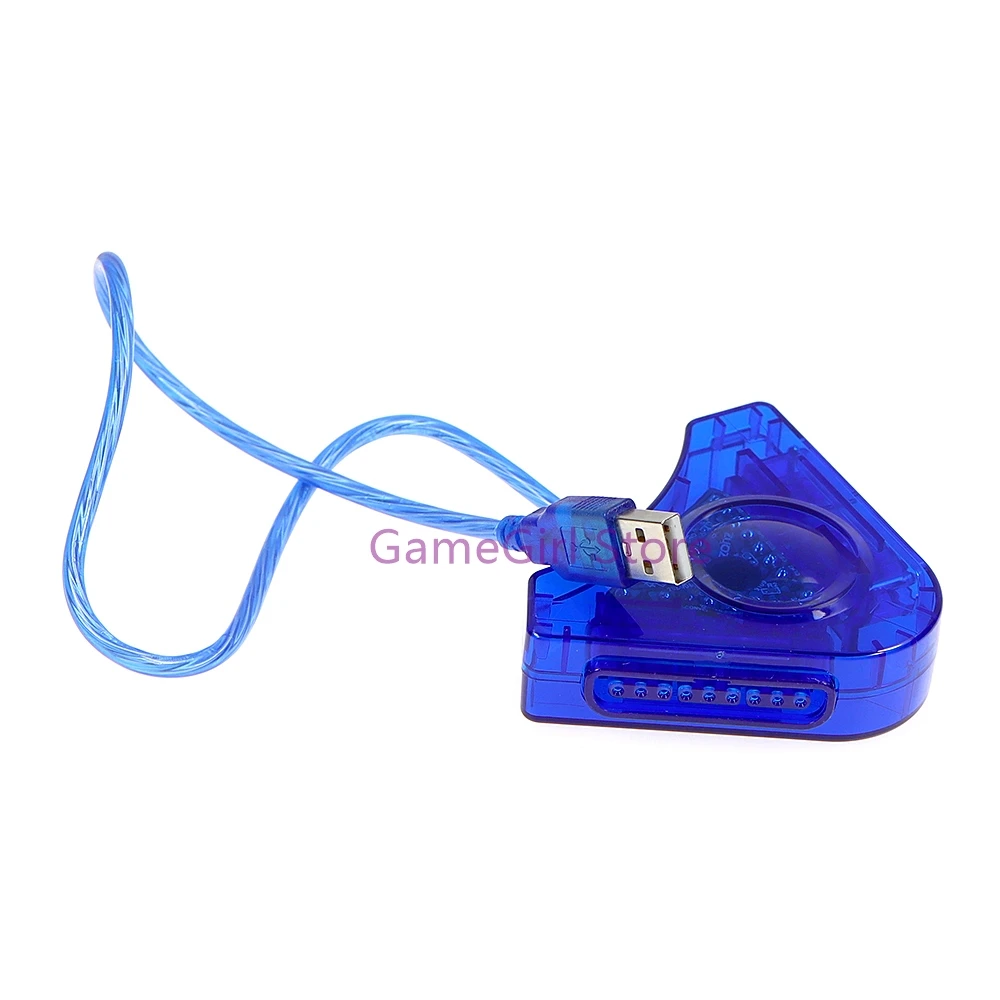 10pcs For PlayStation2 Game Gamepad Adapter USB Converter For PS2 Controller To PC