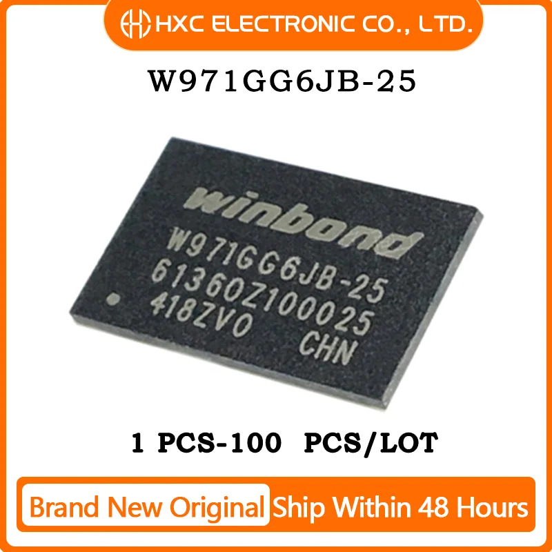 

Free Shipping 1PCS/10PCS/50PCS/100PCS W971GG6JB-25 Brand New Original IC CHIP