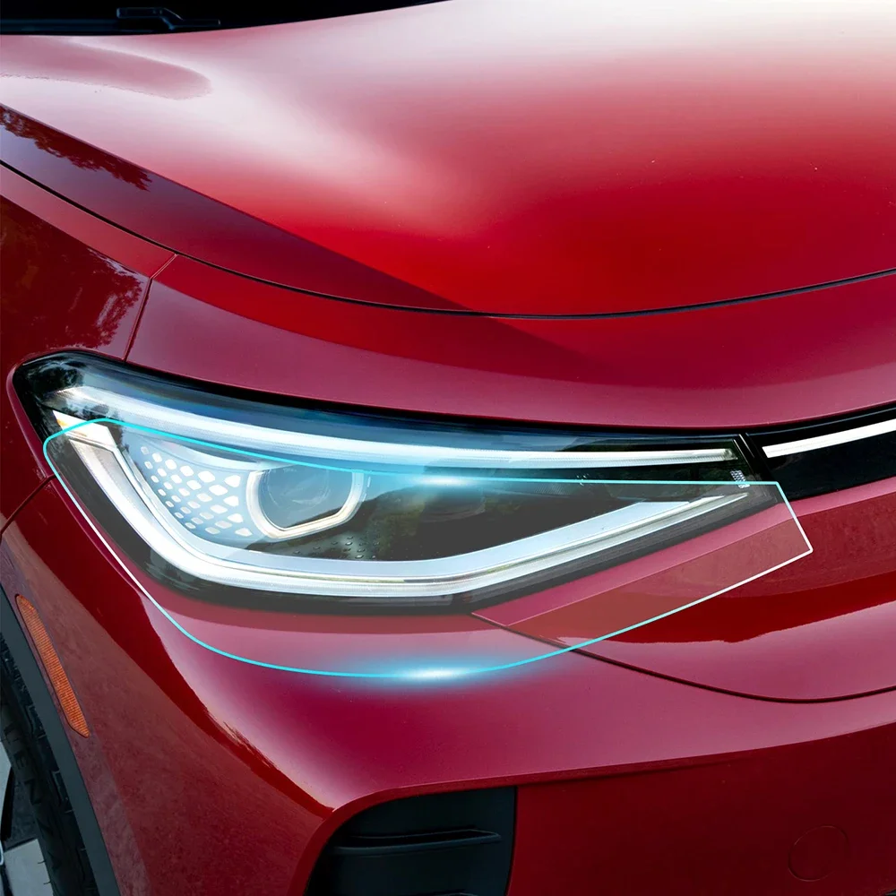 

Защитная пленка для фар Volkswagen ID.4 2021-2024, предварительно вырезанная, 8,5 мил, TPU, прозрачная, для защиты лакокрасочного покрытия