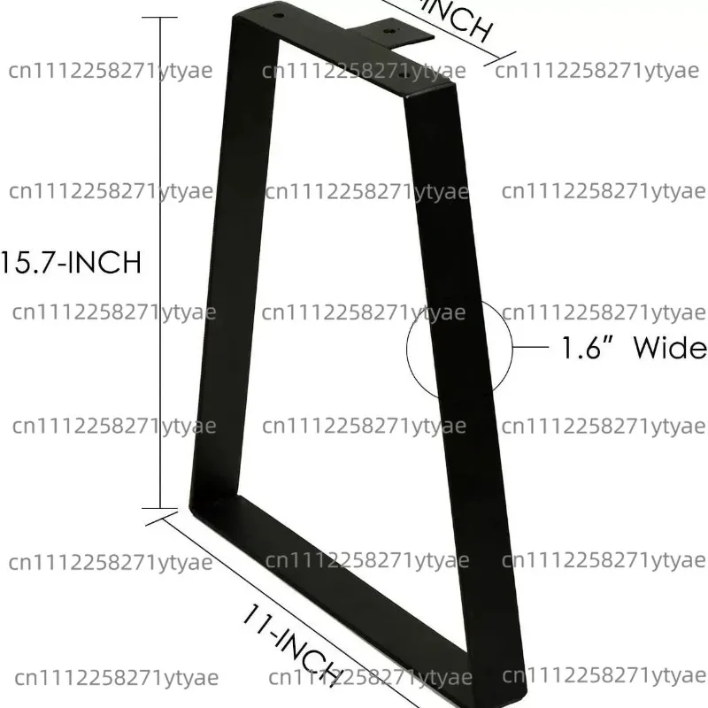 2pcs Lot 16 Inch 28*40cm Metal Table Legs Table Frame Bracket with Rubber Pads Pre-drilled Holes Garden Home Supplies