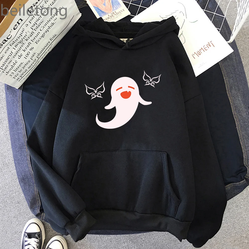 Hoodie Men Streetwear Genshin Impact Pullover Hu Tao Sweatshirt Anime Unisex Graphic Hoodies Clothes Top Spring Harajuku Women