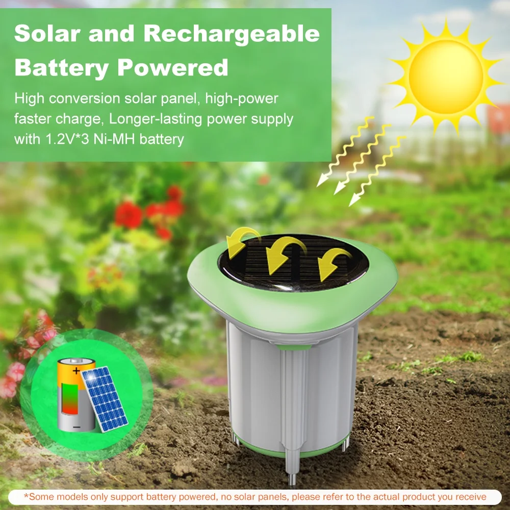 Tuya WIFI Smart Solar Soil Sensor Tester EC Temperature Humidity Moisture Meter Sensor Garden Automation Irrigation Detector