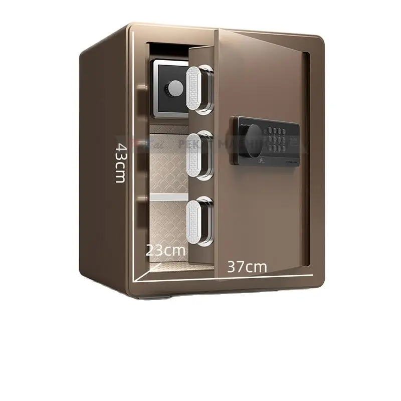 45cm Height Fingerprint Locks Safe Store Deposit Box Smart Home Office Safe Digital Electronic Secret Hidden Money Safes