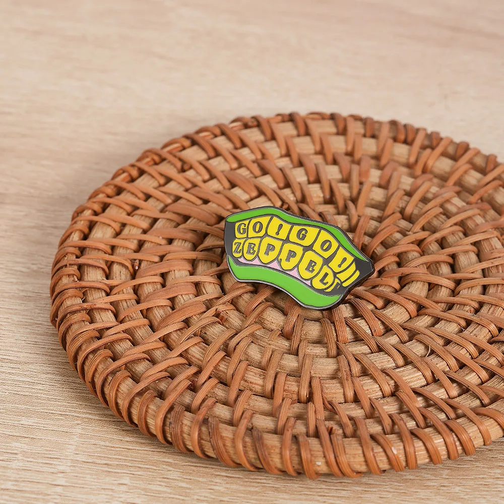 اذهب! اذهب! زيبلي! الدوران Zeppeli التلبيب دبوس جوجو مغامرة غريبة الصلب الكرة تشغيل بروش أنيمي الطرفية #6