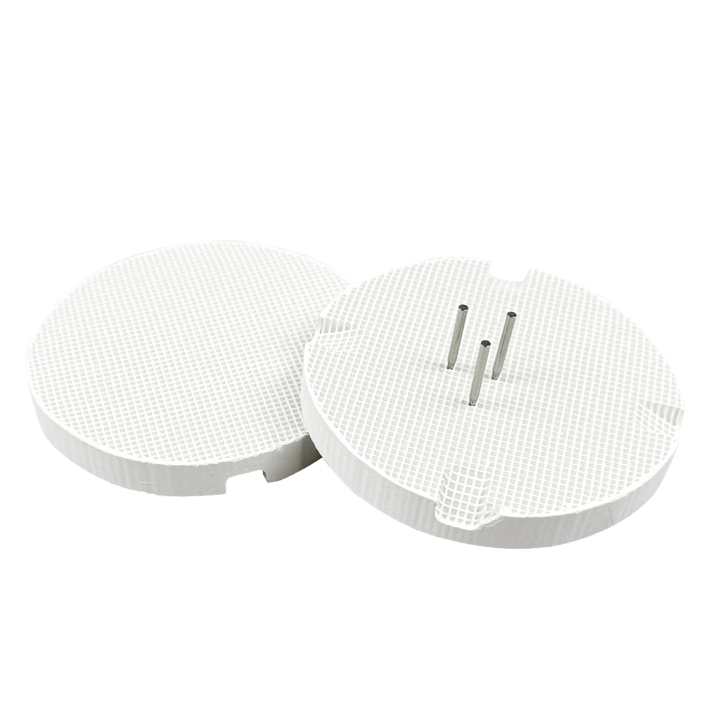 

1 комплект, сотовый лоток для запуска стоматологической лаборатории, кронштейн для запуска и циркониевый керамический/металлический штифт, принадлежности для стоматологических материалов