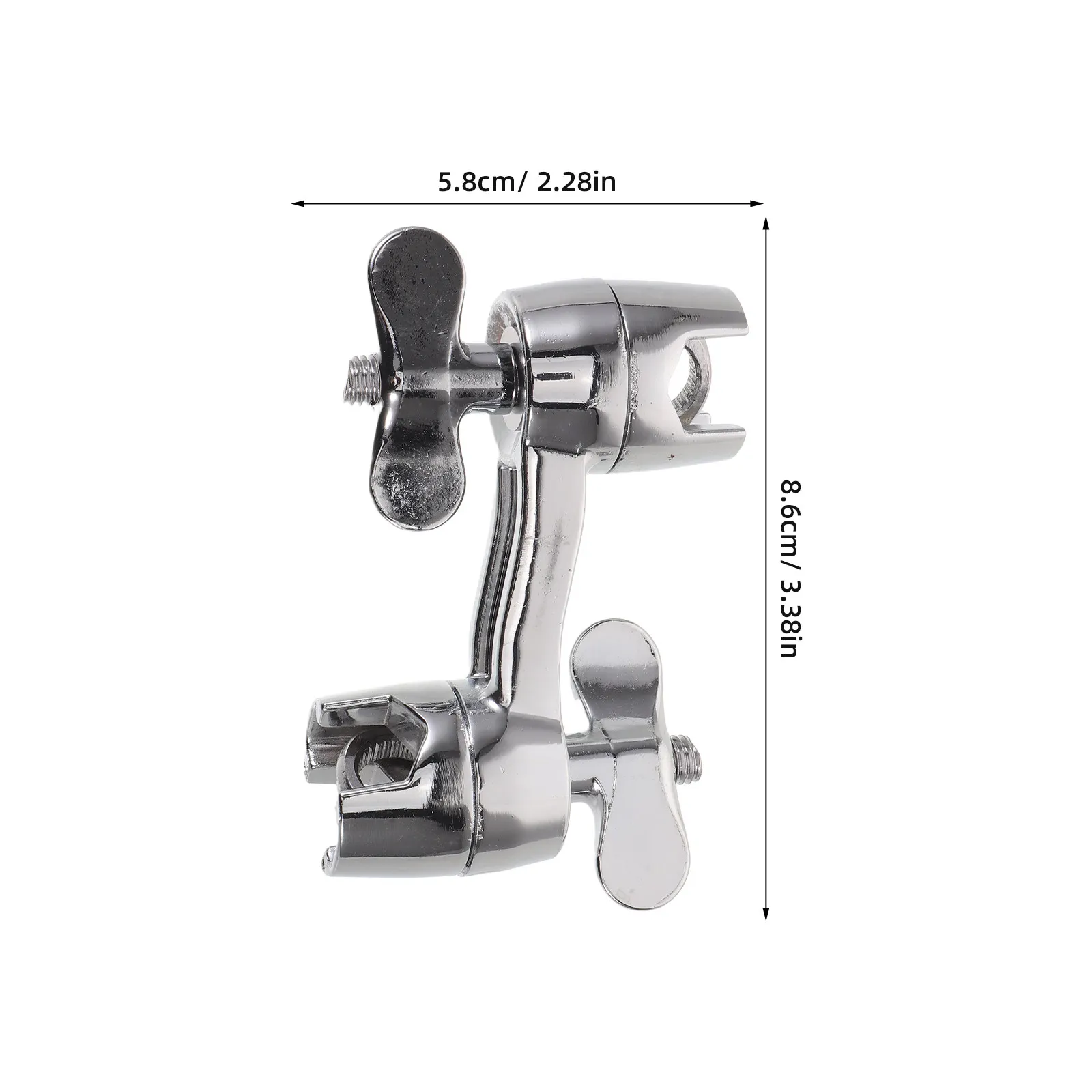 Metal Drum Accessories Clamp For Drummer Jazz Dual Extension Enhanced Anti- Cymbal Hardware Percussion Mount