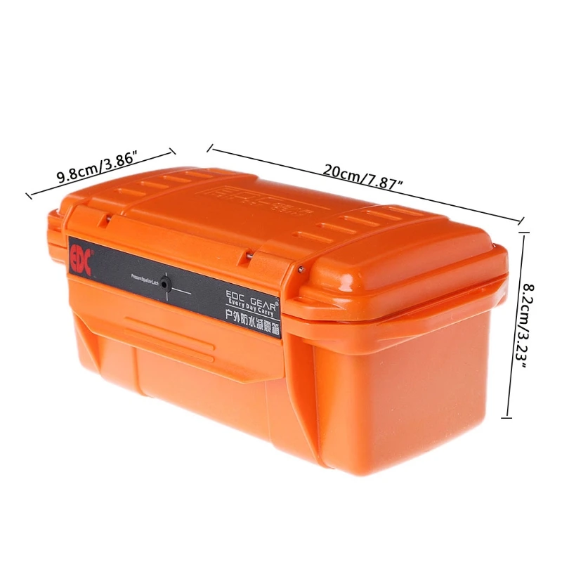 

U90C Outdoor Sealed Box Plastic Shockproof Bins Waterproof Box Travel Storage Box with Lid Gadget Container