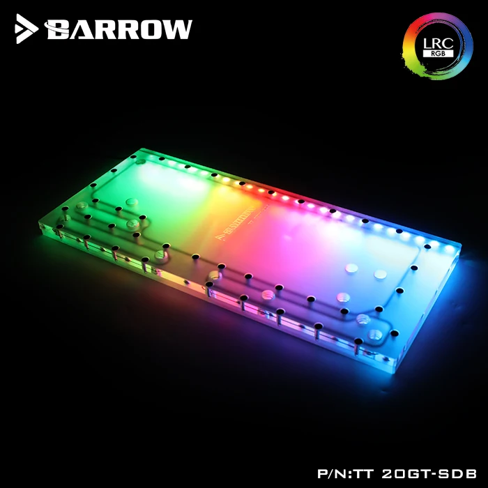 Acrylic Board Water Channel use for TT LEVEL 20GT Computer Case / Screw Fix / Instead Reservoir / 5V 3PIN RGB Light / Combo DDC