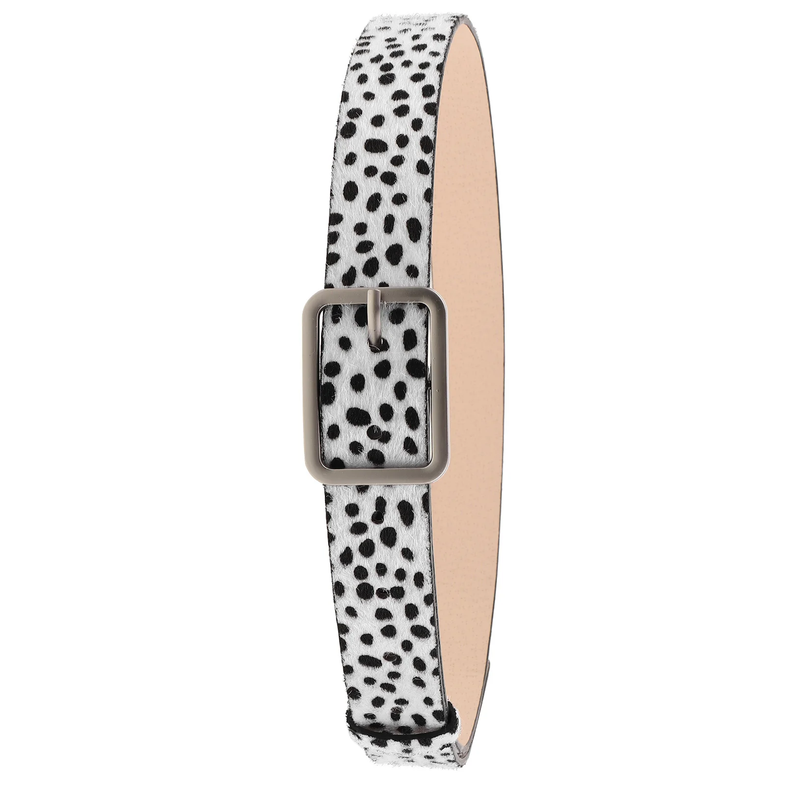 

Women'S Animal Print Pu Belt Adjustable Waist Belt For Jeans Dresses Casual Western Style Fashion Accessory