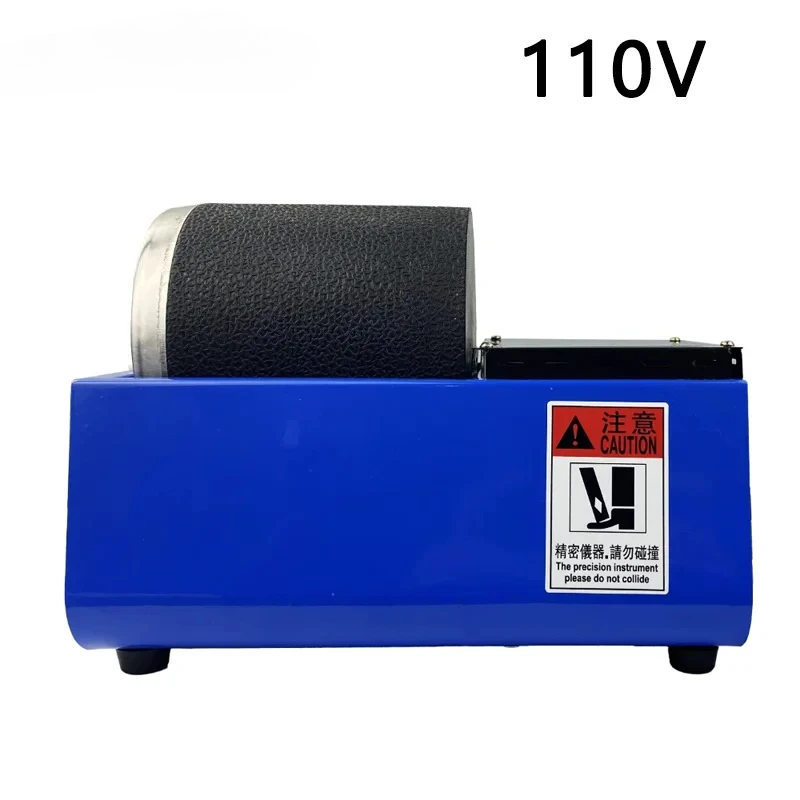 Jewelry Rotary Tumbler Polisher Machine Polishing Metal Parts Coins Rocks Stones Cleaner Wear Resistant Drum Smooth Stabl