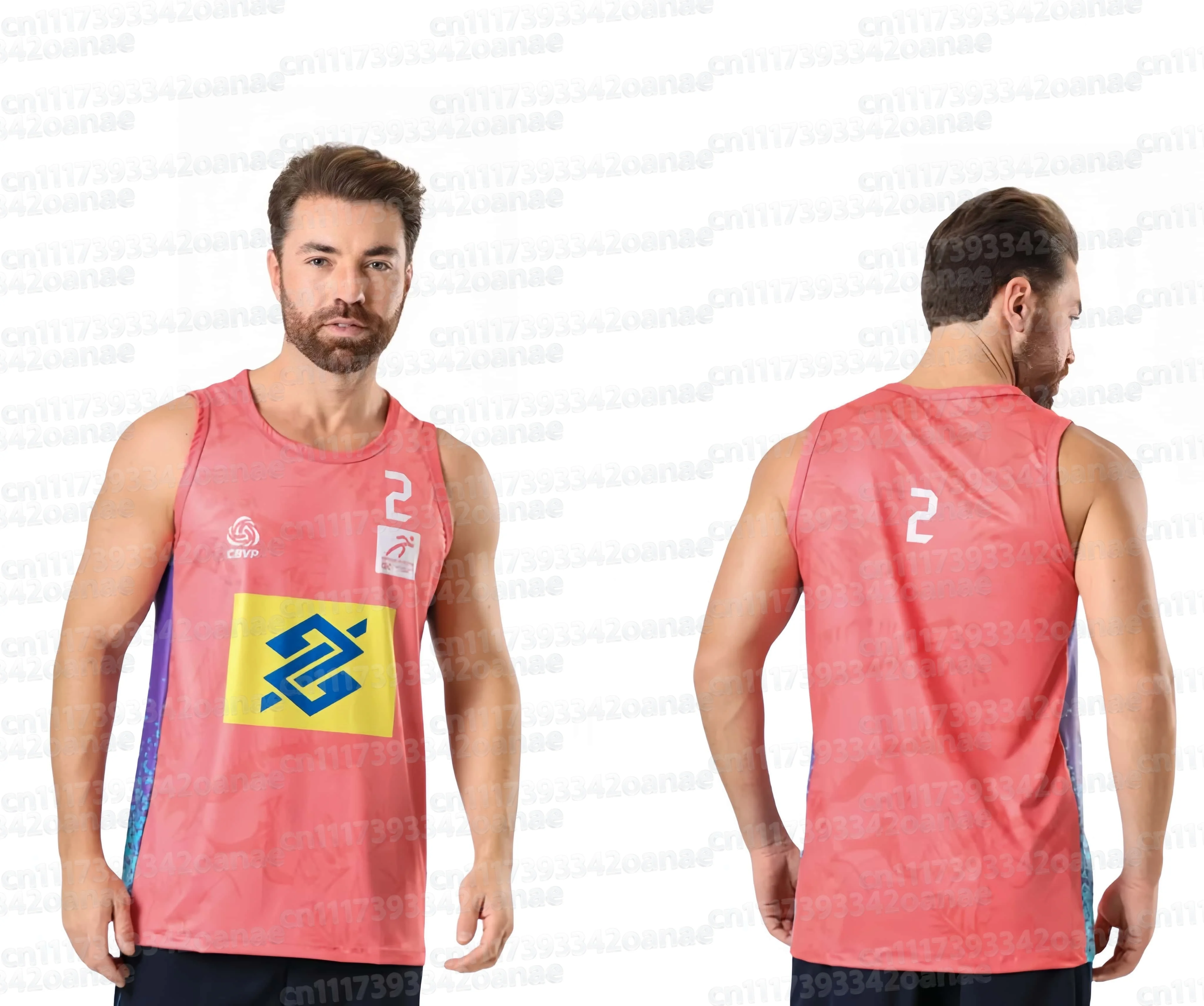 Herren-Volleyballtrikot, ärmelloses Tanktop für Wettkämpfe, Sport-Trainingsweste, Volleyball-Uniform, Unisex, passend für die ganze Familie. – Detail 5