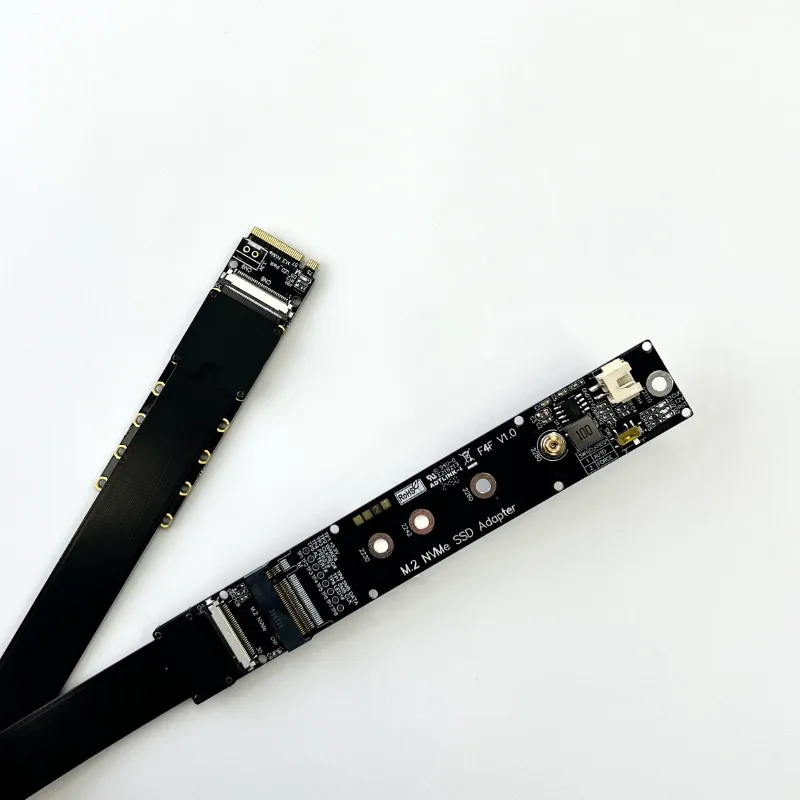 F44SF F44AB Für M.2 NVMe SSD FFC Verlängerung Kabel Solid State Drive Riser Karte GEN5 für M.2 NVMe schlüssel M zu PCI Express 5,0 X4 PCIE – Detail 13