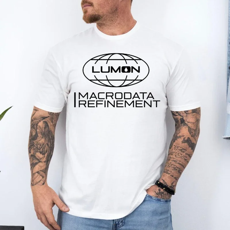 سويت شيرت Lumon Macrodata Refinement، قميص Severance، سويت شيرت Lumon، قميص قطني صيفي Macrod للرجال والنساء Harajuku 2025