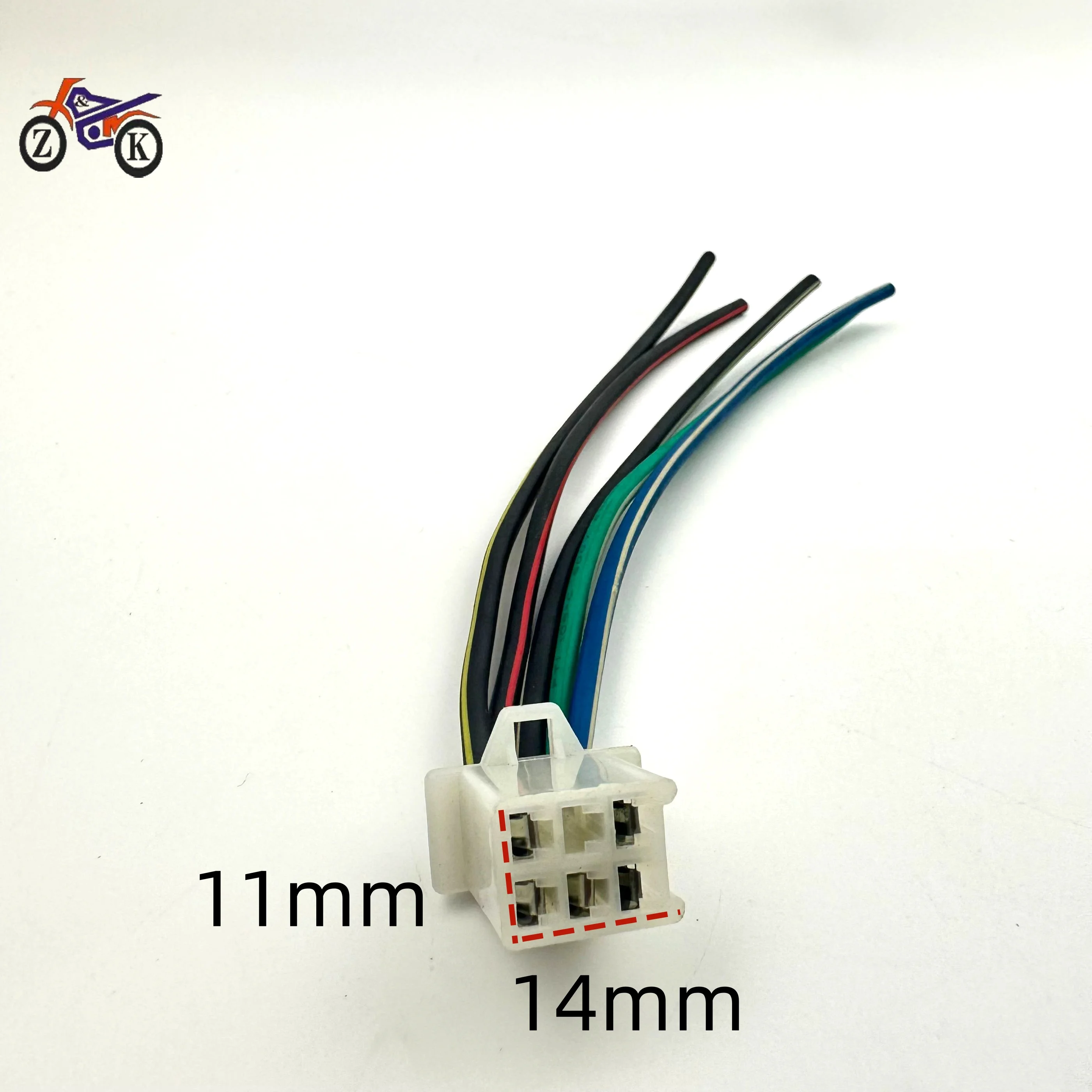 5 Pin Motorcycle Ignition Coil CDI Electric Cable Wire Harness Plug Head for JH70 100 CD DY100 Motorcycle Parts