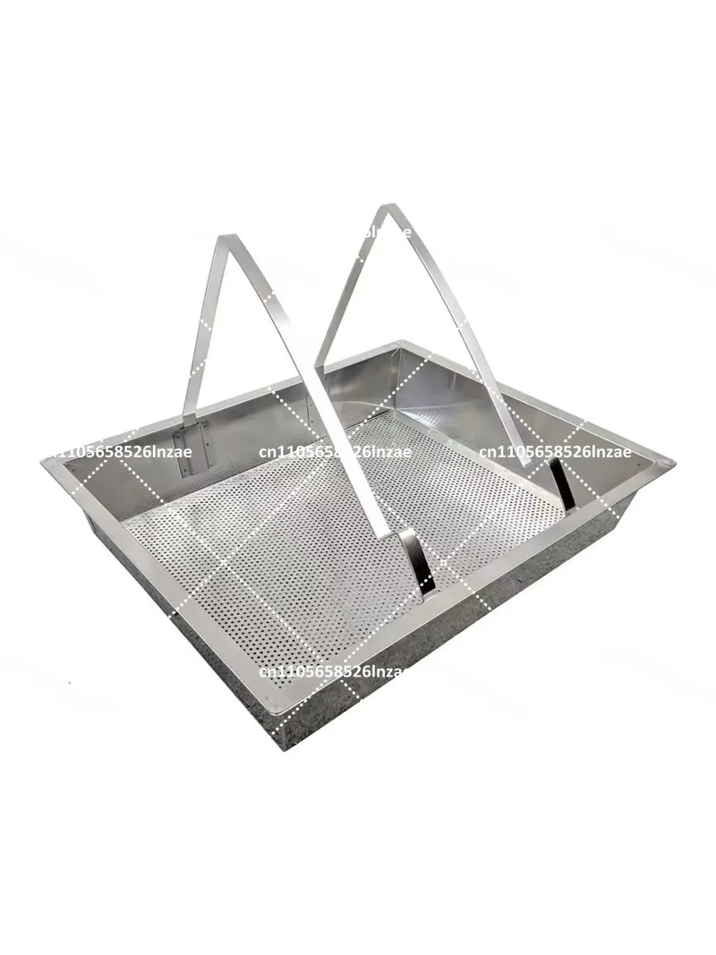 Stainless Steel Honeycomb Uncapping Tray, Easy to Use Fine Filtration Multifunctional Beekeeping Tool for Honey Extractor