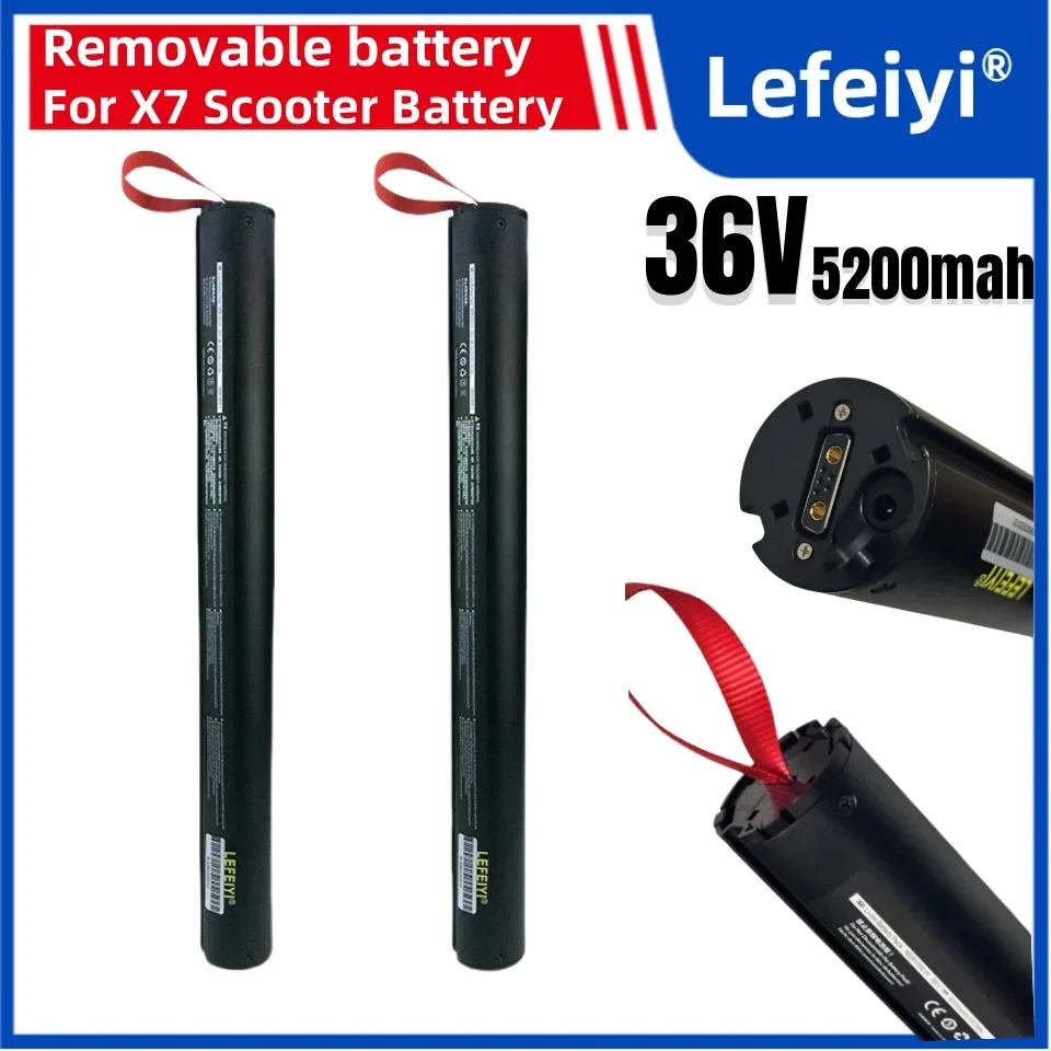 36V 5.2Ah X7 Scooter Battery Foldable Built-in Rechargeable Batteries For Huanxi HX X7 Scooter Electric Scooter Battery 36v