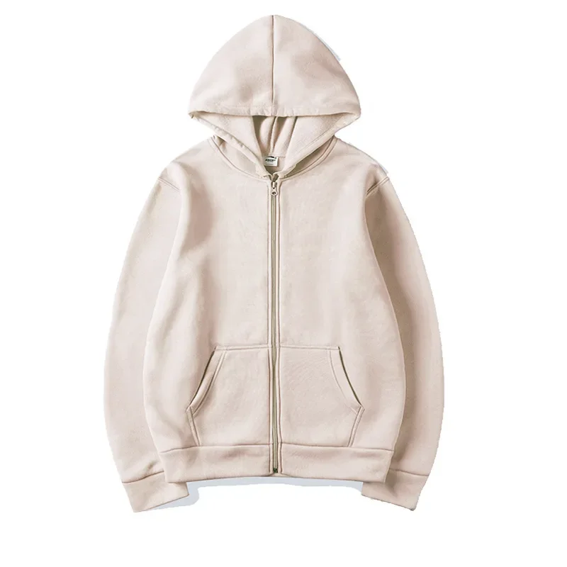 Women Fleece Zip Up Hoodies Running Sports Sweatshirts Fashion Female Classic Casual Zipper Jackets Y2k Hip Hop Streetwear