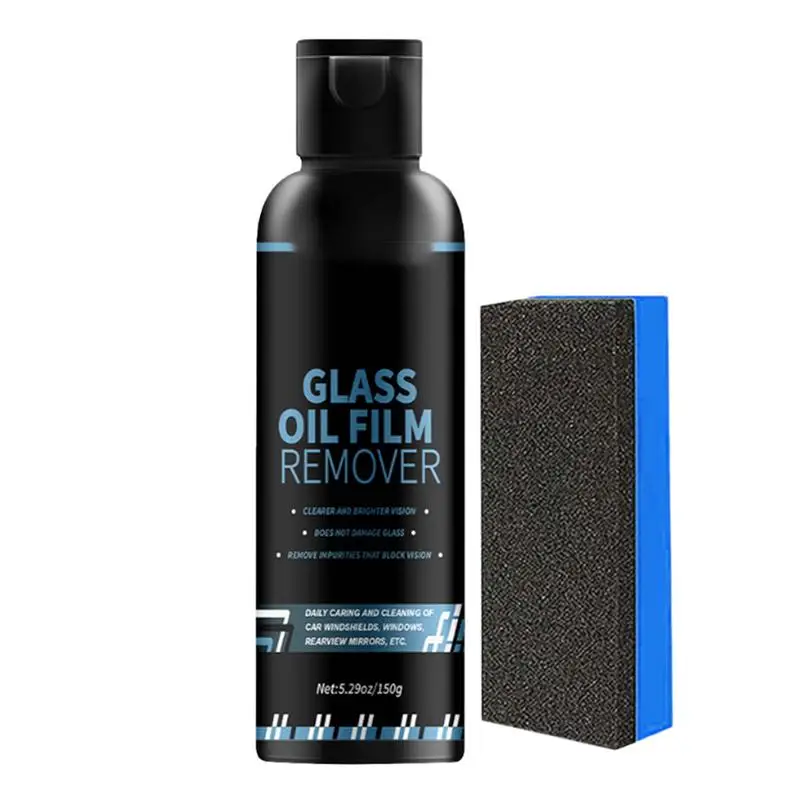 Car Glass Cleaner Versatile Windshield Glass Cleaner 150g Windshield Cleaning Tool Glass Oil Film Cleaner Spray For Car