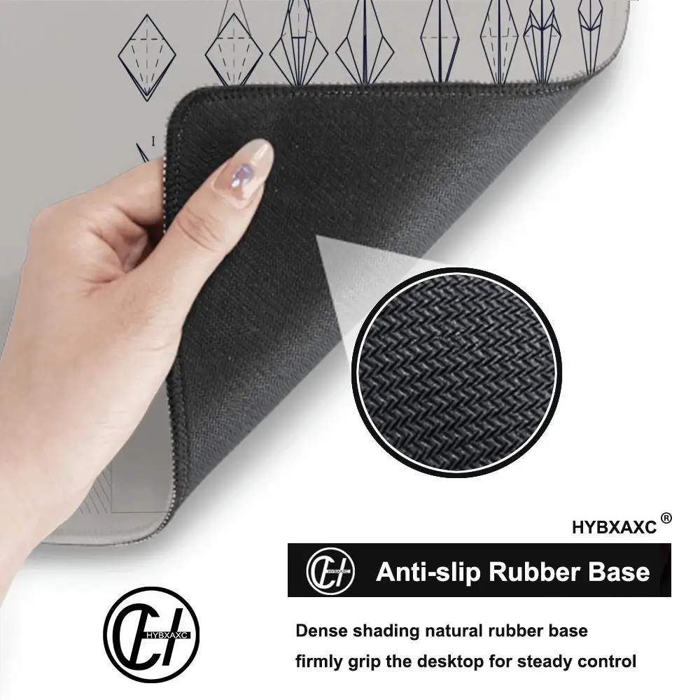 Mahjong Rubber Mouse Mat Large Gaming Mousepad Gamer HD Print Computer Mouse Pad Game Locking Edge Desk Mat Art Non-Slip Carpet